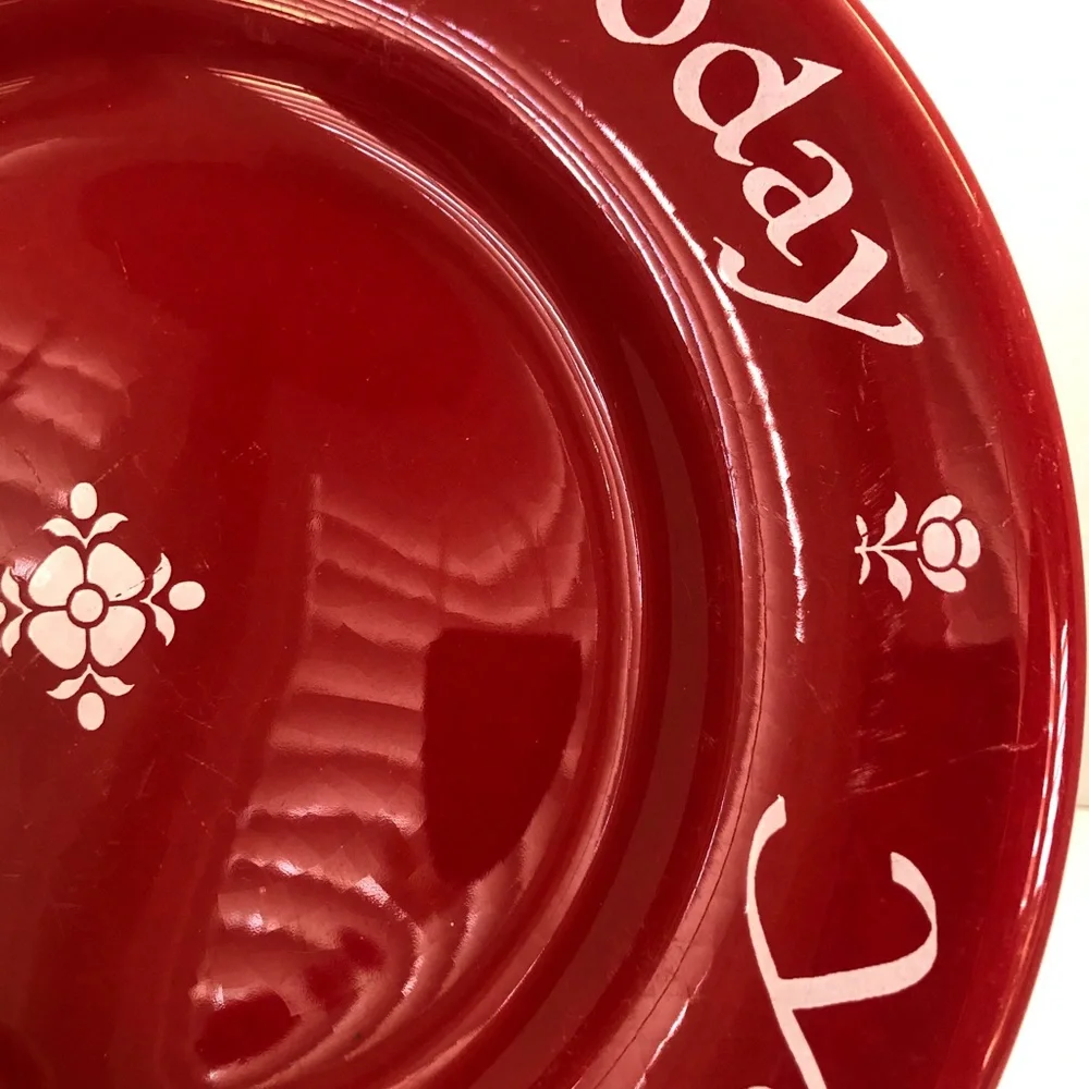 You Are Special Today Red plate
